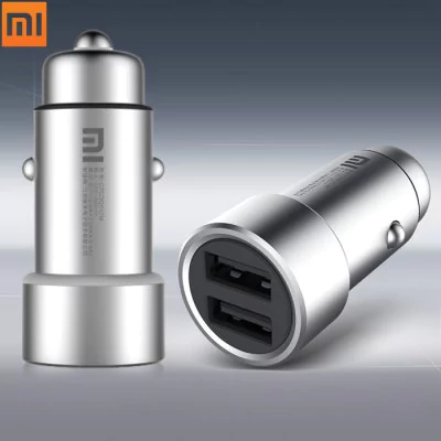 Smart Dual USB Car Charger metal Xiaomi
