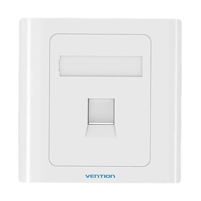 1-Port Keystone Wall Plate 86 Type Vention IFAW0 White - Other<<<IT Accessories<<<InnproXML