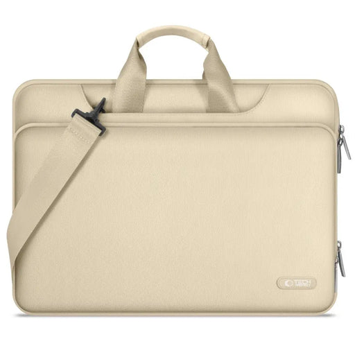 15-16 Tech-Protect Pocket Laptop Bag - Beige - Laptop bags<<<HurtelXML