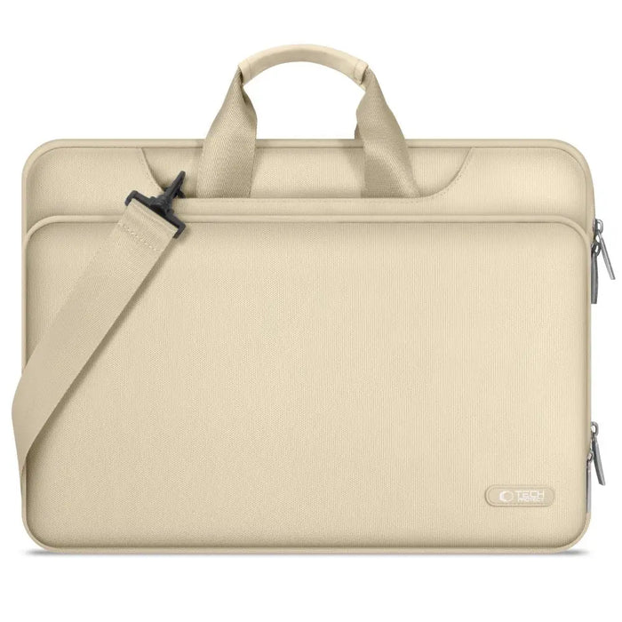 15-16 Tech-Protect Pocket Laptop Bag - Beige - Laptop bags<<<HurtelXML