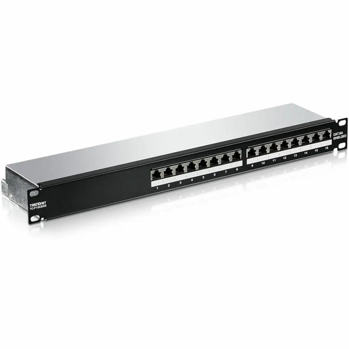 16-port UTP Category 6 Patch Panel Trendnet TC-P16C6AS - Компютър Мрежи и компоненти<<<Компютри|