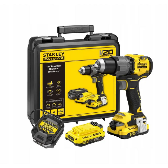 18V cordless drill/driver SFMCD725D2K STANLEY - Drill-screwdriversNAK-WWK<<<Cordless