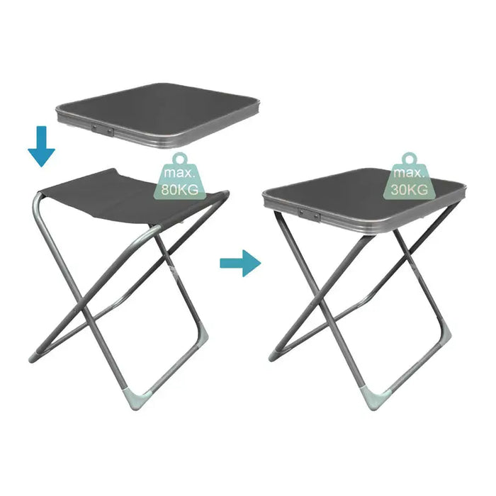 2 IN 1 CAMPING CHAIR WITH TABLE UCAMP HD-10469 - Столове и маси<<<Къмпинг<<<Градина<<<Praktiker