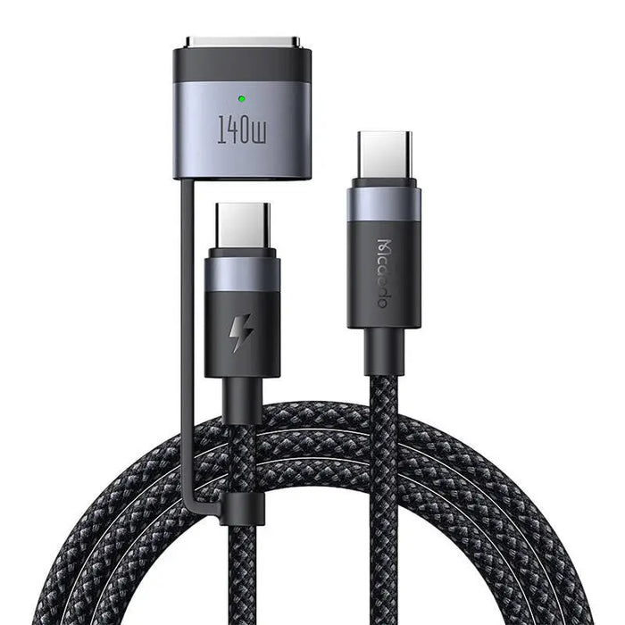 2-in-1 USB-C to USB-C + Magsafe 3 cable Mcdodo CA-0140 2m (black) - Others<<<USB cables<<<GSM Accessories<<<InnproXML