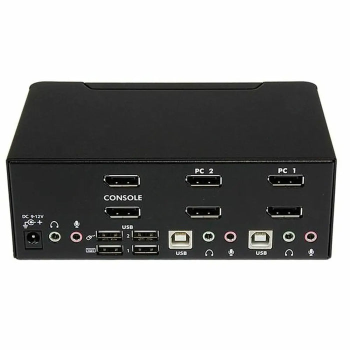 2-Port KVM Switch Startech SV231DPDDUA Black - Компютър Кабели и адаптери<<<Компютри| Електроника<<<BigBuy&&&Switch