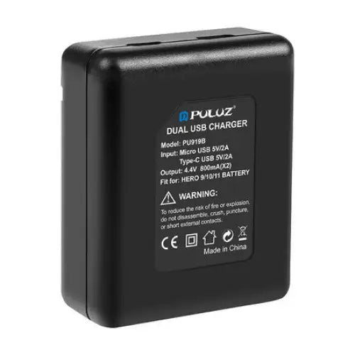 2-slot charger Puluz PU919B for GoPro Hero 9/10/11/12 - For sports cameras<<<Accessories<<<Photo and cameras<<<InnproXML
