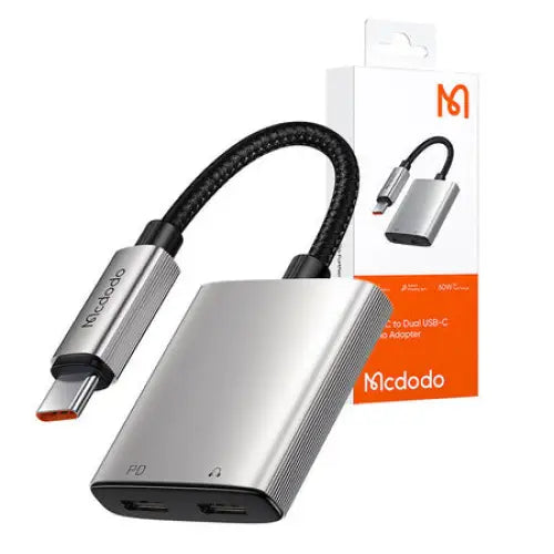 2in1 Audio Adapter Mcdodo CA-5570 2in1 USB-C to 2x USB-C - Audio adapters<<<GSM Accessories<<<InnproXML