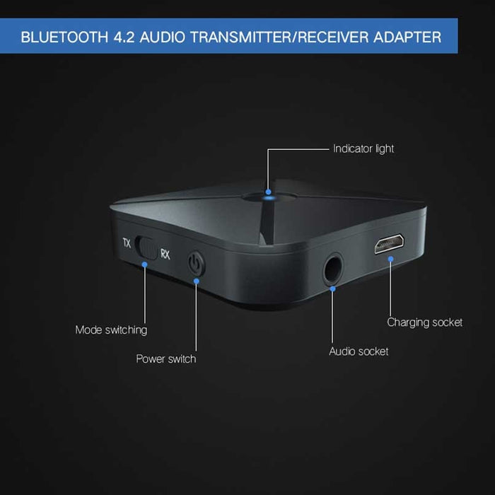 2in1 Bluetooth Transmitter and Receiver for TV, computer or car