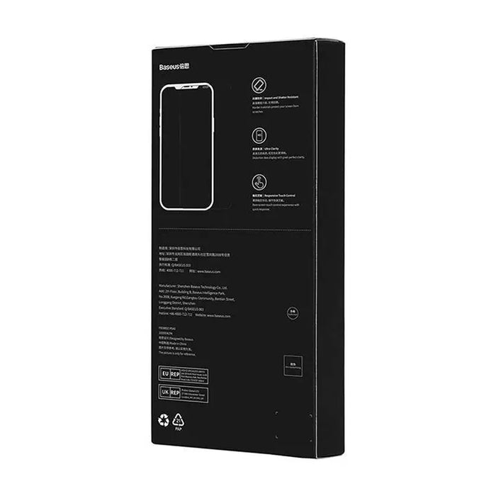 2x Baseus Crystal Tempered Glass 0.3mm for iPhone X/XS - For smartphones<<<Tempered glass and screen protectors<<<GSM