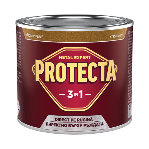 3 IN 1 ENAMEL LACQUER 500 ML COLOR OLD GOLD PROTECTA - Алкидни и водоразтворими<<<Бои за метал и дърво<<<Бои и