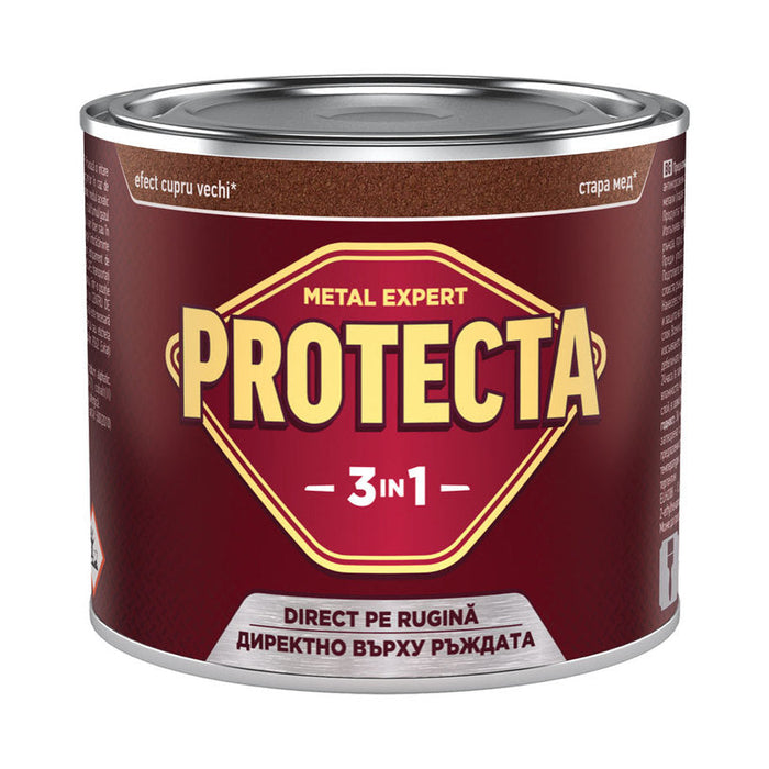 3 IN 1 ENAMEL LACQUER 500 ML COLOR OLD HONEY PROTECTA - Алкидни и водоразтворими<<<Бои за метал и дърво<<<Бои и