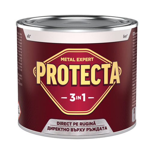 3 IN 1 ENAMEL LACQUER 500 ML WHITE COLOR PROTECTA - Алкидни и водоразтворими<<<Бои за метал и дърво<<<Бои и