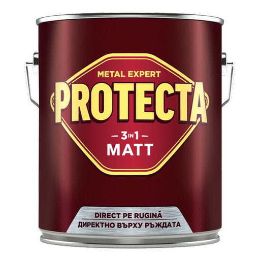 3 IN 1 ENAMEL LACQUER MATT WHITE 2.5 L PROTECTA - Алкидни и водоразтворими<<<Бои за метал и дърво<<<Бои и
