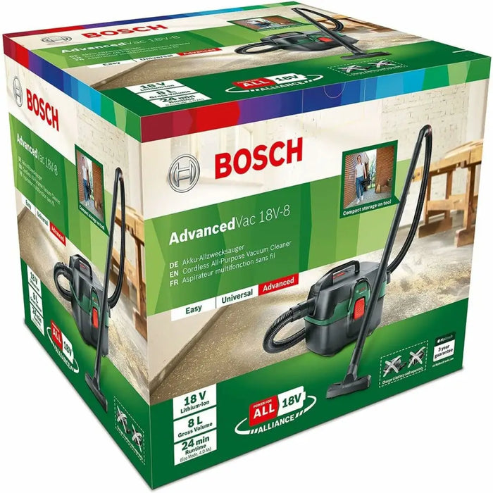 3-in-1 Vacuum Cleaner BOSCH AdvancedVac 18V-8 8 L - Почистване Прахосмукачки И Гладене<<<Дом