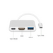 3-Port USB-C Hub MacLean MCTV-840 Silver - AdaptersKBA-ADA<<<Cables and adaptersKBA<<<ActionPL&&&Компютър Мрежи и