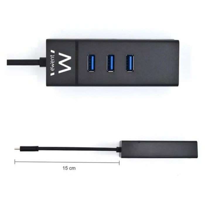 3-Port USB Hub Eminent EW1141 USB 3.1 - Компютър Мрежи и компоненти<<<Компютри| Електроника<<<BigBuy&&&HUB