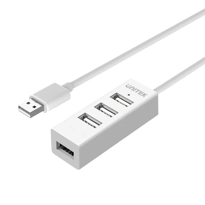 3-Port USB Hub Unitek Y-2146 White - AdaptersKBA-ADA<<<Cables and adaptersKBA<<<ActionPL&&&Компютър Мрежи и