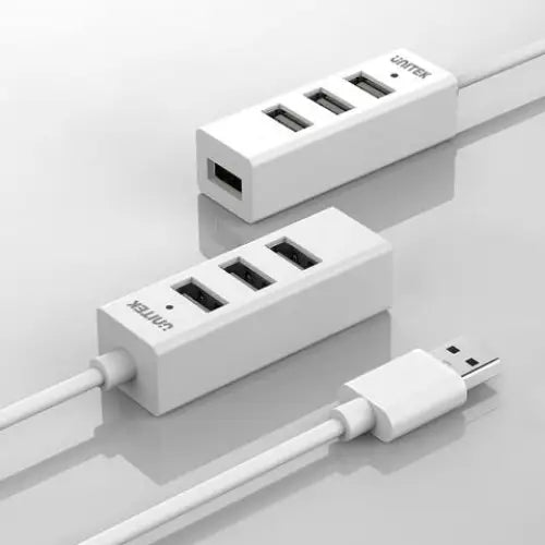 3-Port USB Hub Unitek Y-2146 White - AdaptersKBA-ADA<<<Cables and adaptersKBA<<<ActionPL&&&Компютър Мрежи и