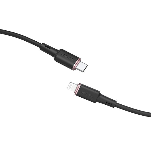 Acefast cable MFI USB Type C - Lightning 1.2m 30W 3A black (C2-01 black) - Cell phone cables<<<HurtelXML