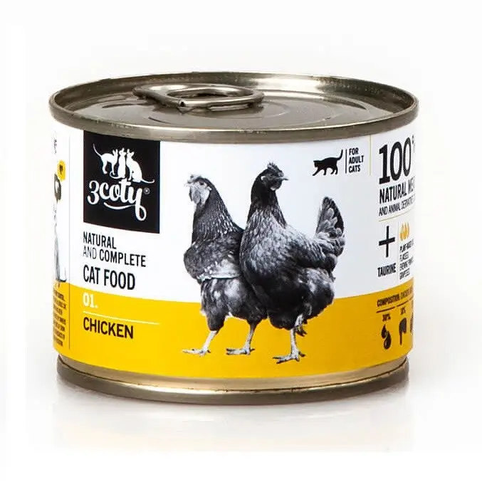 3COTY 01 Chicken - wet cat food - 180g - Wet foodDLK-KAM<<<For the catDLK<<<ActionPL