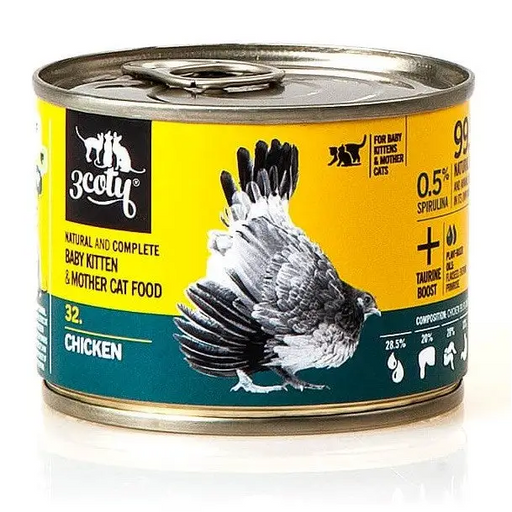 3COTY 32. Chicken Baby&Mother - wet cat food - 180g - Wet foodDLK-KAM<<<For the catDLK<<<ActionPL