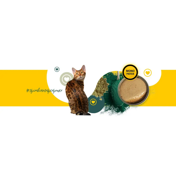 3COTY 48. Chicken with spirulina - wet cat food - 180g - Wet foodDLK-KAM<<<For the catDLK<<<ActionPL