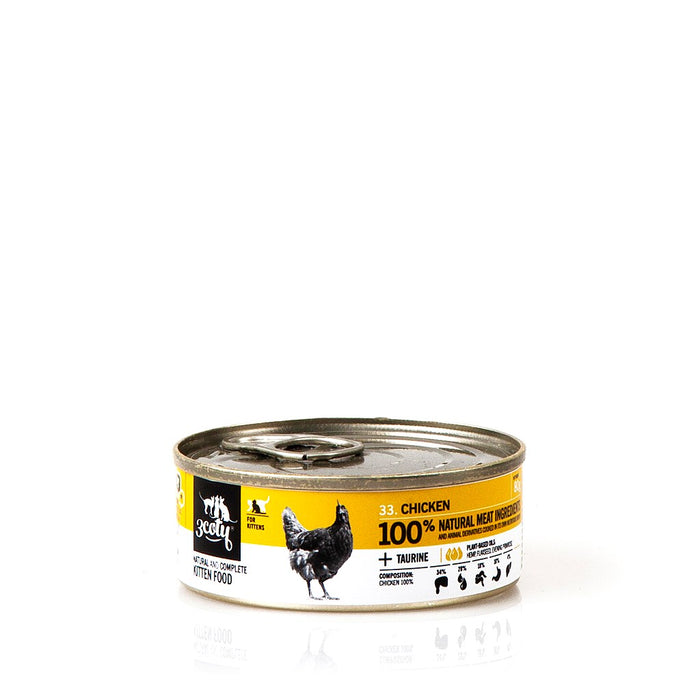 3COTY Chicken For kittens - wet cat food - 80g