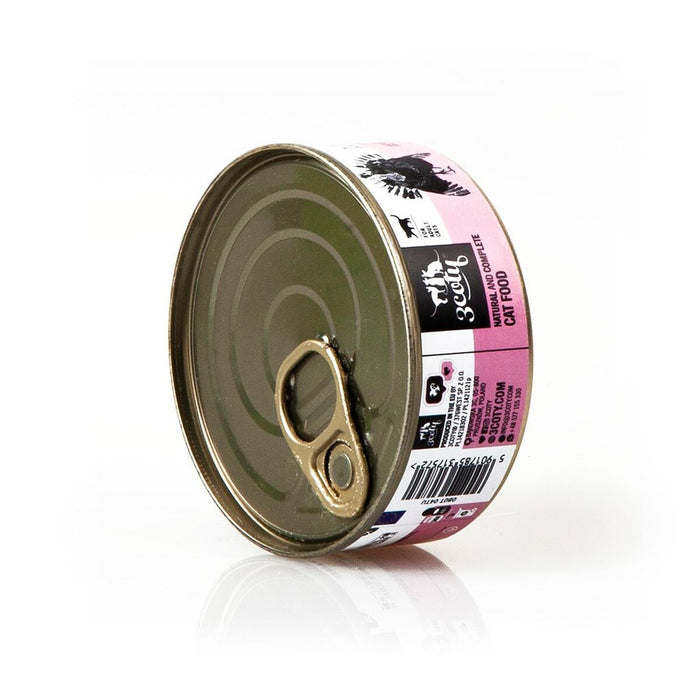 Cat food 3COTY Turkey 80 g