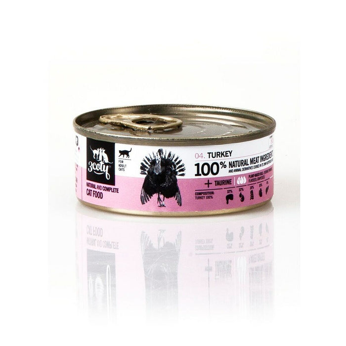 Cat food 3COTY Turkey 80 g
