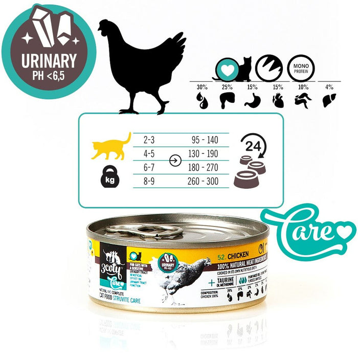 Cat food 3COTY Chicken 80 g