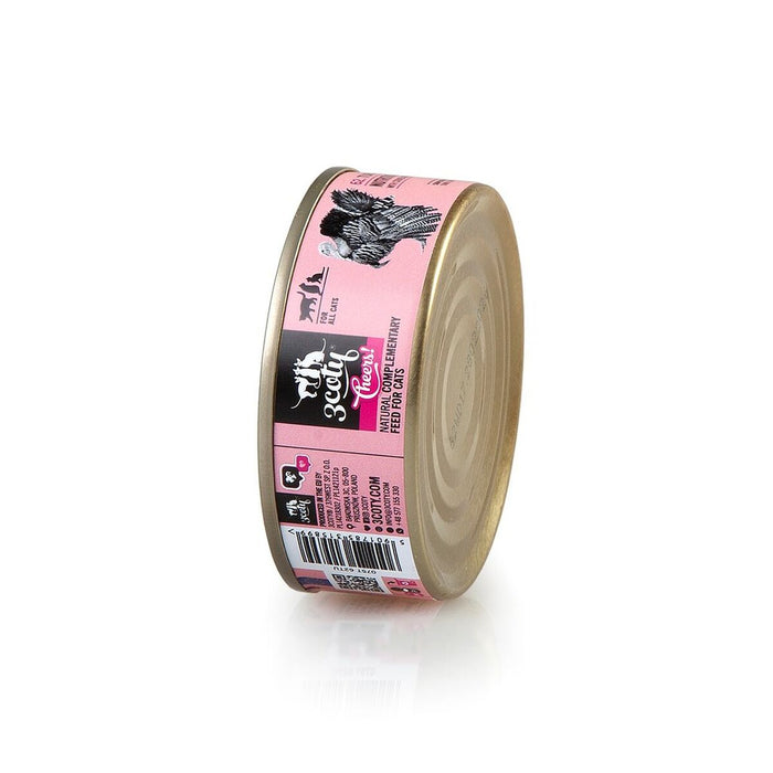 Cat food 3COTY Turkey 75 g