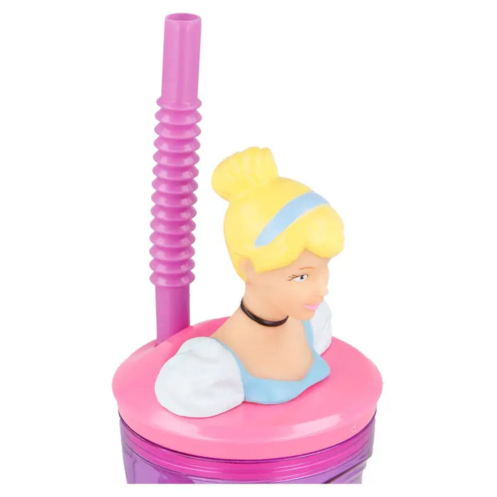 3D 360 ML PRINCESS MAXHOME BOTTLE WITH STRAW - Кани гарафи и бутилки<<<Домашни потреби<<<Кухня<<<Praktiker