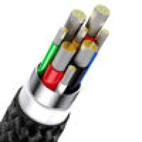 3in1 USB cable Baseus Flash Series 2 USB-C + micro USB + Lightning 100W 1.5m (black) - Combo Cables<<<USB cables<<<GSM