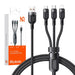 3in1 USB to USB-C / Lightning / Micro USB Cable Mcdodo CA-0930 6A 1.2m (Black) - Combo Cables<<<USB cables<<<GSM