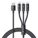 3in1 USB to USB-C / Lightning / Micro USB Cable Mcdodo CA-5790 3.5A 1.2m (black) - Combo Cables<<<USB cables<<<GSM