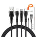 3in1 USB to USB-C / Lightning / Micro USB Cable Mcdodo CA-6960 1.2m (Black) - Combo Cables<<<USB cables<<<GSM