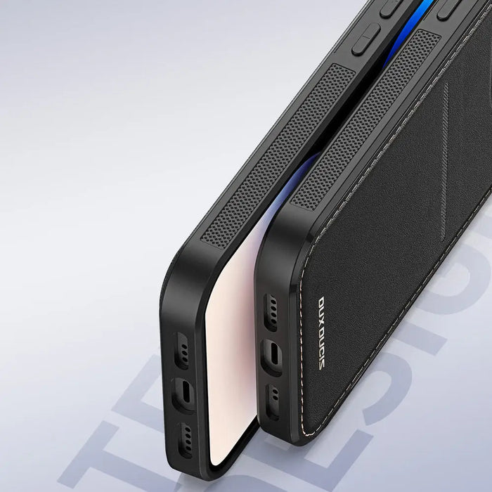 3in1 Wallet Case with Stand for iPhone 14 Pro MagSafe RFID Blocker Dux Ducis Rafi Mag - Black - Cell phone cases