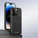 3in1 Wallet Case with Stand for iPhone 14 Pro MagSafe RFID Blocker Dux Ducis Rafi Mag - Black - Cell phone cases