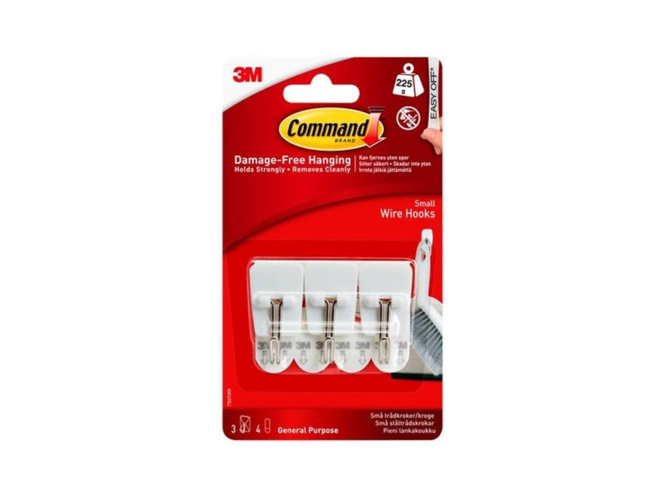 WHITE MOVABLE HANGER 3M 3PCS.