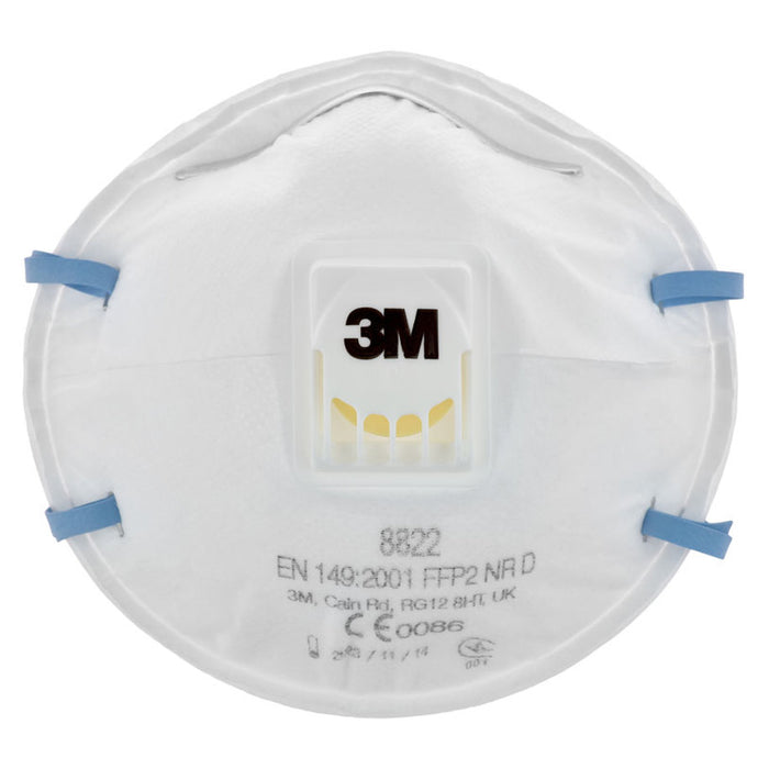 FFP2 PROTECTIVE MASK WITH FLAP 1 NUMBER 3M 8822