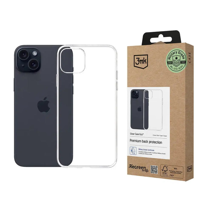 3mk Clear Case Eco for Apple iPhone 15 plus - transparent - *Kategoria tymczasowa<<<HurtelXML