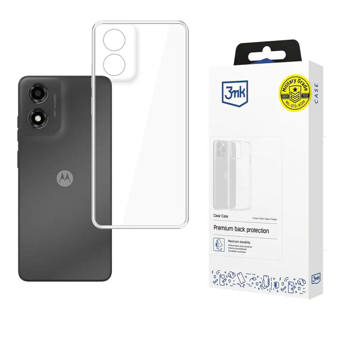 3mk Clear Case for Motorola Moto E14/G04/G04S - transparent - *Kategoria tymczasowa<<<HurtelXML