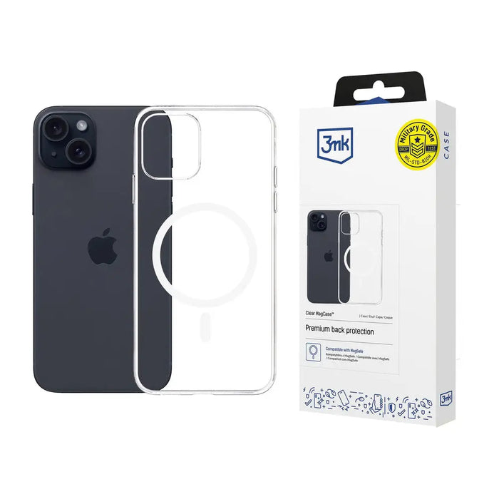 3mk Clear MagCase for Apple iPhone 15 - transparent - *Kategoria tymczasowa<<<HurtelXML