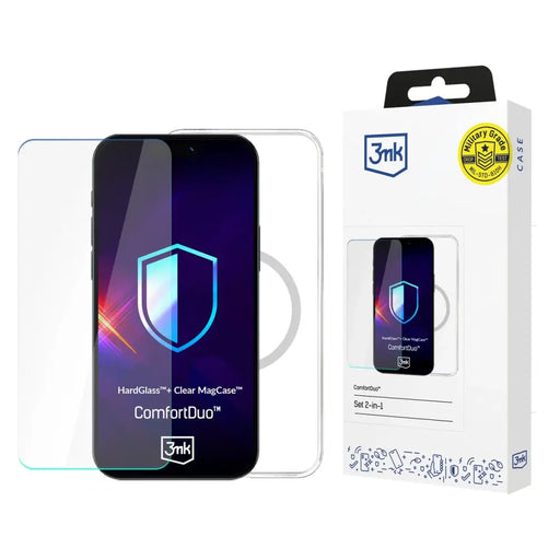 3mk ComfortDuo Clear MagCase protective set case + glass for Samsung Galaxy S24 Ultra - transparent - Cell phone cases