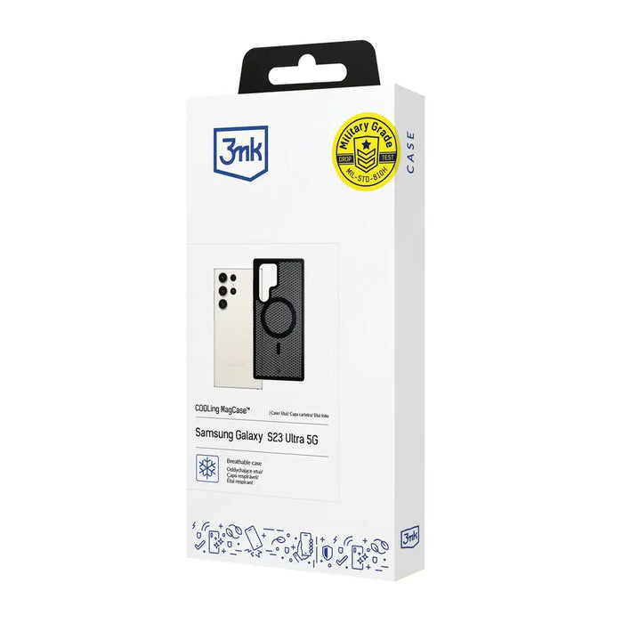3mk COOLing MagCase for Samsung Galaxy S23 Ultra - Black - *Kategoria tymczasowa<<<HurtelXML