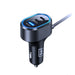 3mk Double Car Charger 135W PD QC PPS USB-C USB-A - Black - *Kategoria tymczasowa<<<HurtelXML