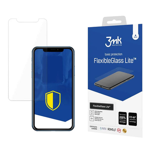 3mk FlexibleGlass Lite™ hybrid glass for iPhone Xr - Cell phone tempered glass<<<HurtelXML