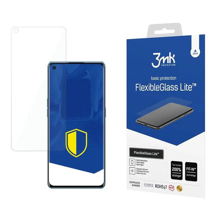 3mk FlexibleGlass Lite™ hybrid glass on Oppo Reno 6 5G - Cell phone tempered glass<<<HurtelXML