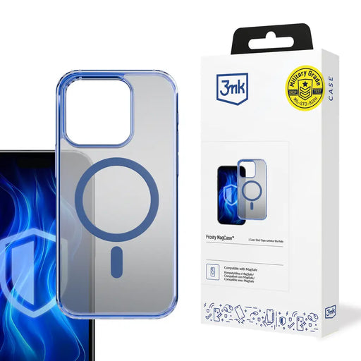 3mk Frosty MagCase Blue Case for Apple iPhone 13 Pro Max - Transparent - *Kategoria tymczasowa<<<HurtelXML