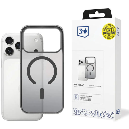 3mk Frosty MagCase for iPhone 17 Pro Max - Black - *Kategoria tymczasowa<<<HurtelXML